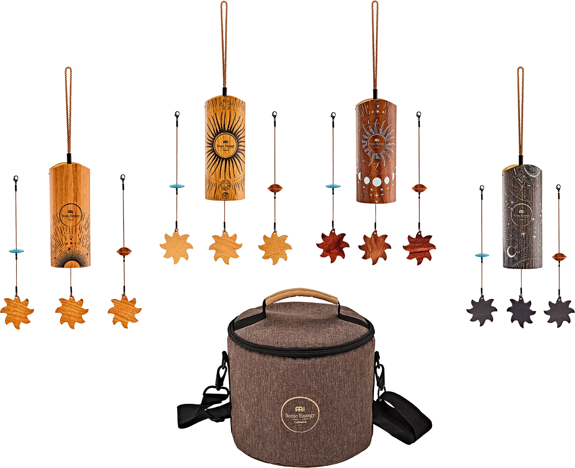 Meinl Sonic Energy Cosmic Bamboo Chimes Set 432Hz